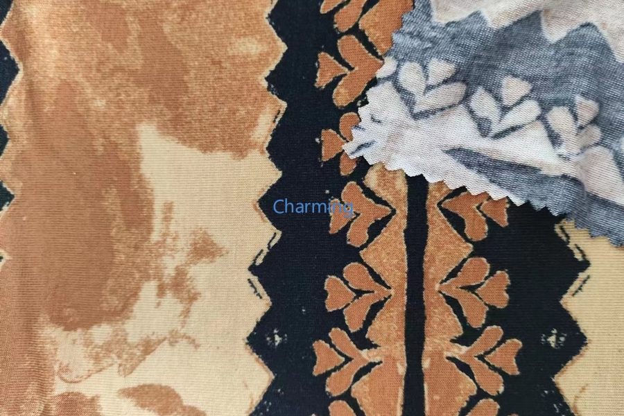 数码活性印花氨纶汗布